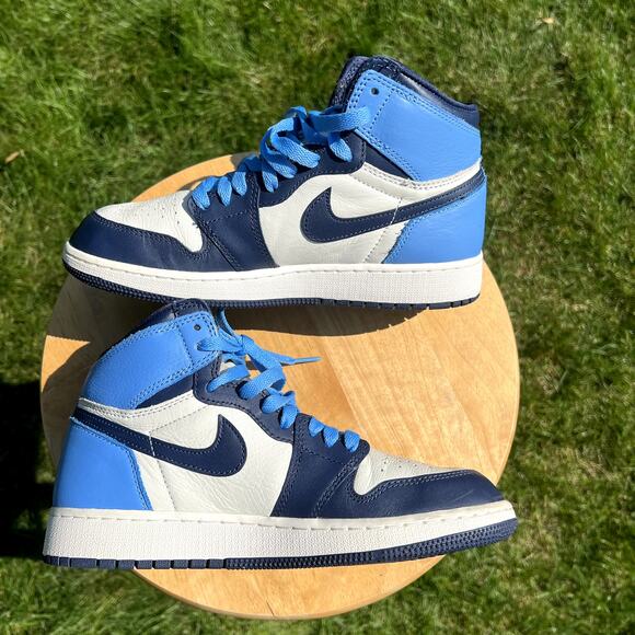Nike Air Jordan 1 Retro High OG GS Obsidian Men\'s Shoes - Size 5.5 - Ships Now main image 7